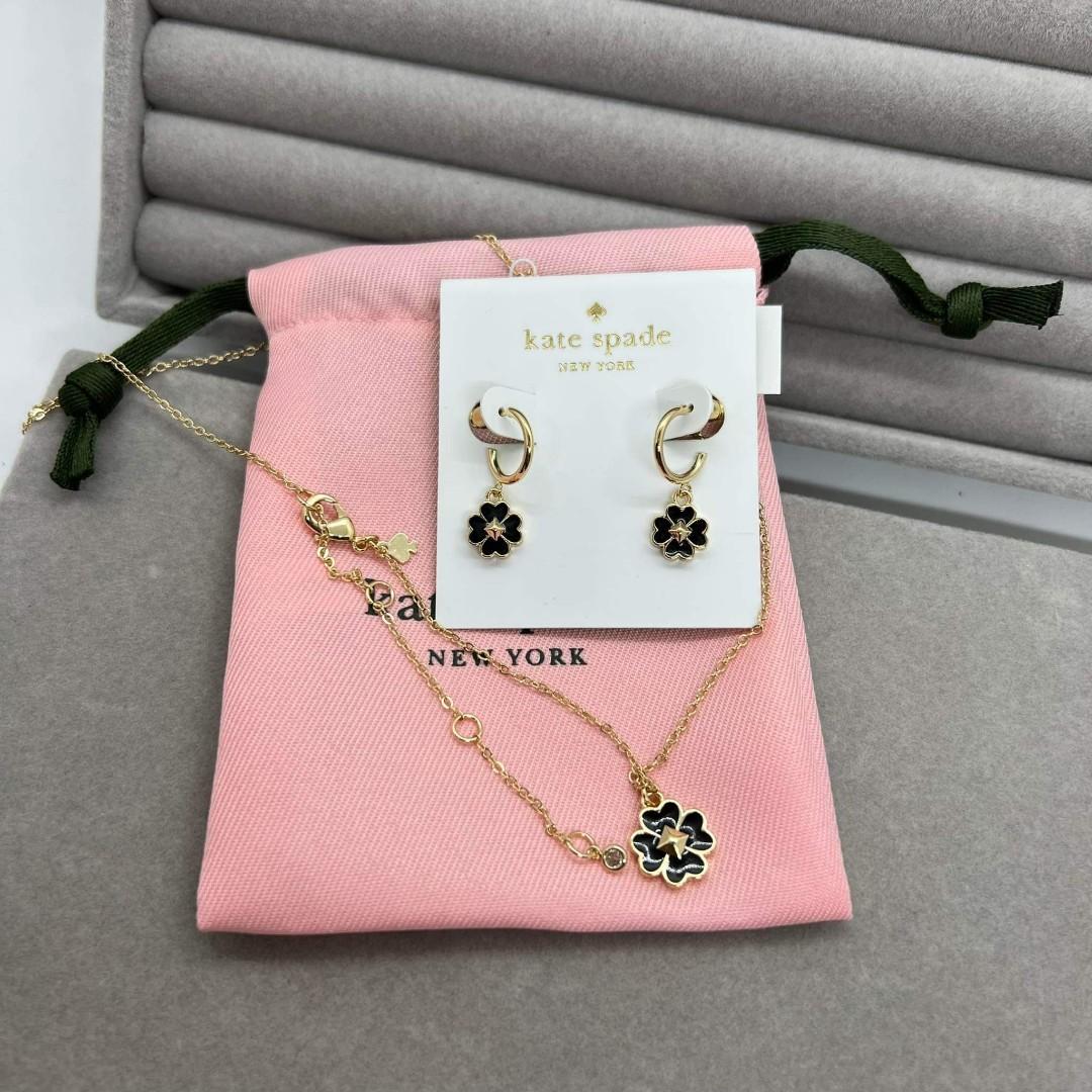 Kate Spade Earrings and Necklace Set, Women's Fashion, Jewelry &  Organizers, Necklaces on Carousell