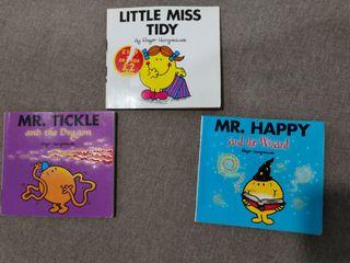 Little Miss and Mr Men books