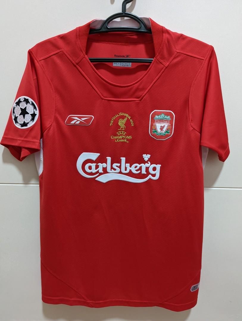 Liverpool jersey 2005 champions on sale league