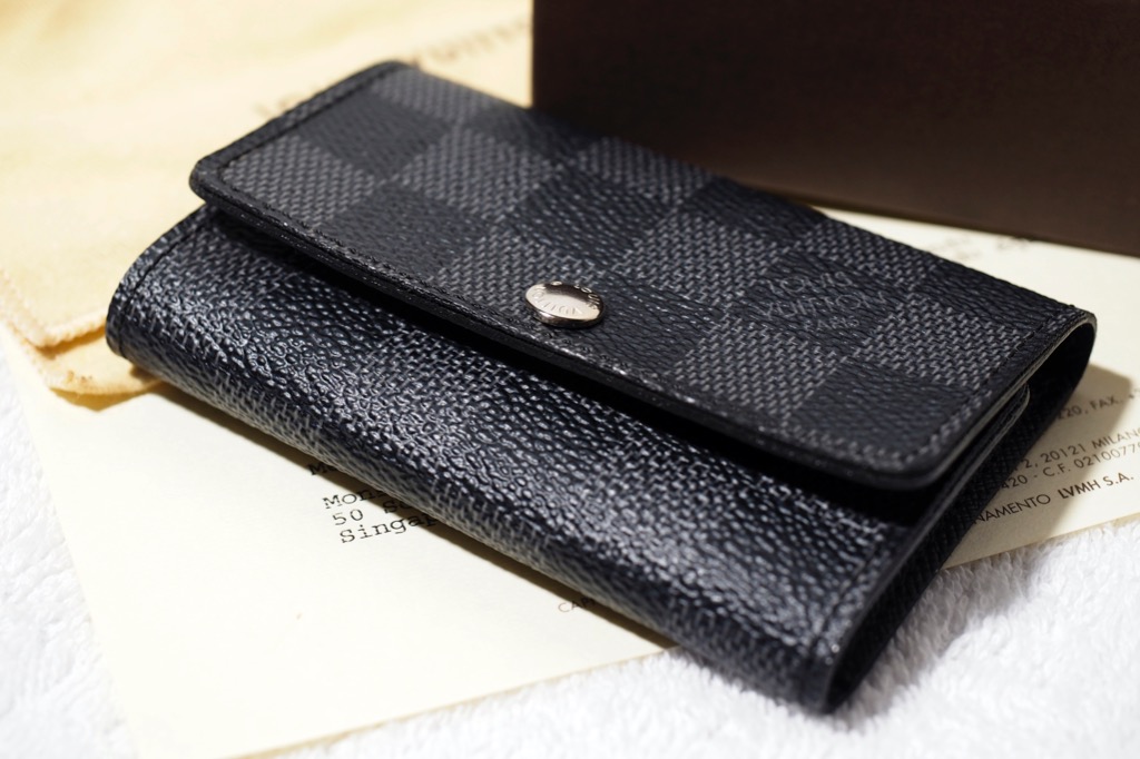 Louis Vuitton Trio Card Case Wallet Keychain