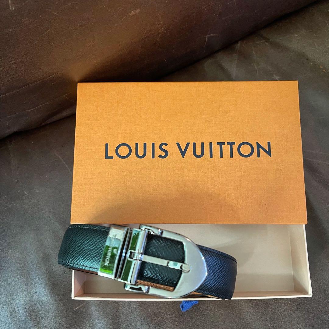 Louis Vuitton Mens belt (Category: Belts) located in Manila. Submitted by rouge_and_orange (Listing ID 1153899268, Image 2). Description: Mint condition 32-34 waistline 100cm.