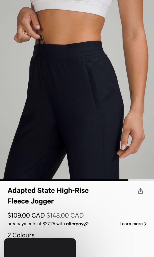 Lululemon Adapted State High Rise Jogger, Women's Fashion, Clothes on  Carousell
