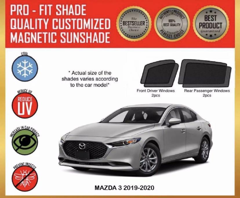 Mazda 3 customized sunshade 2019 onwards model Car Accessories