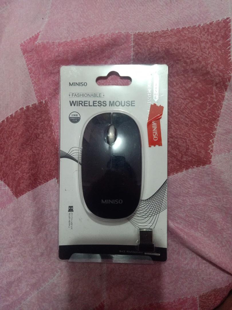 Miniso Portable Wireless Mouse (Category: Mouse & Mousepads) located in Manila. Submitted by quirkykpopper (Listing ID 1153914997, Image 1). Description: MINISO PORTABLE AND WIRELESS MOUSE -Bought from Miniso @ P399.00 -Used only for a few times -RFS: we have lots of mouse already DM me for more info.