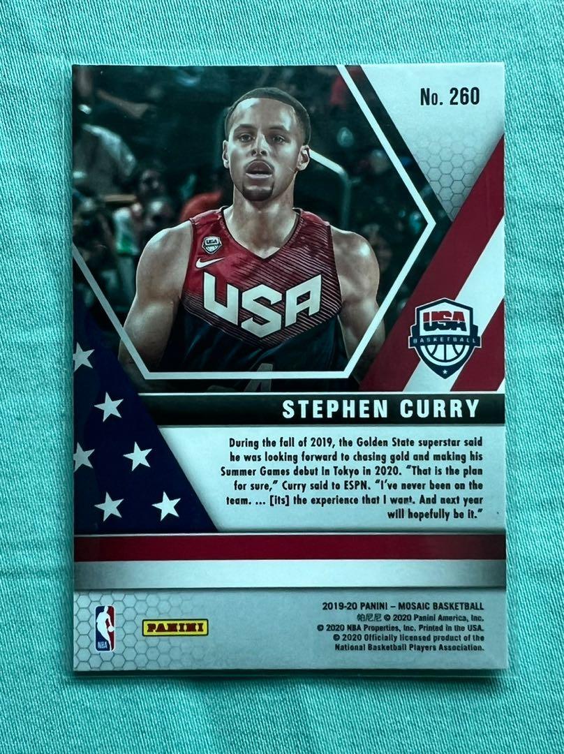 Nba Cards Stephen Curry Mosaic 20 Team Usa Hobbies And Toys Toys And Games On Carousell 