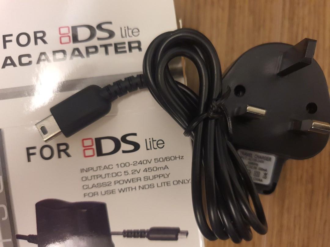 Nds Lite Charger 電子遊戲 遊戲機配件 充電綫及充電器 Carousell