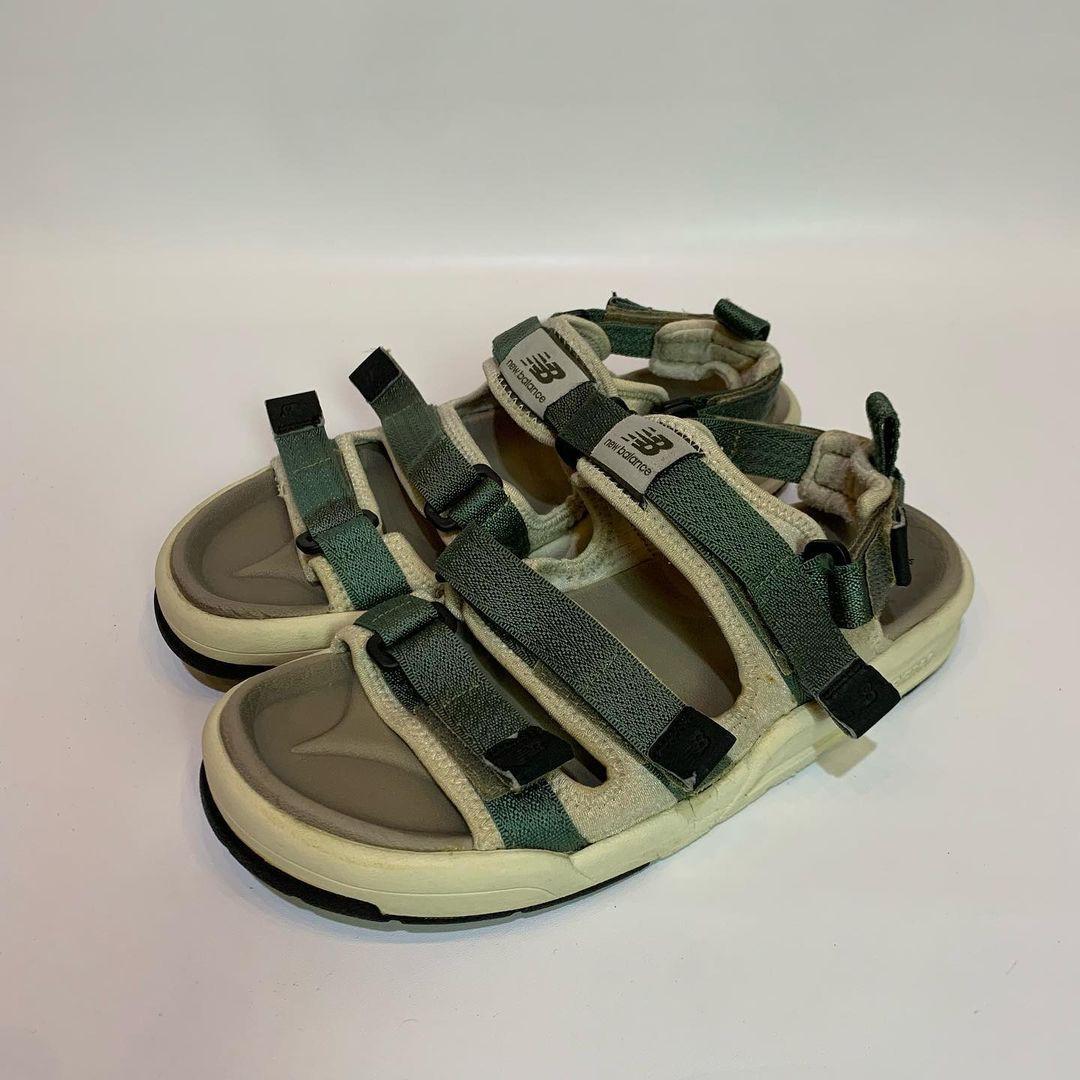 New Balance Caravan Sandals Fesyen Pria Sepatu Sandal di Carousell