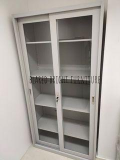 Office Furniture - Partition .. glass door cabinet . tables