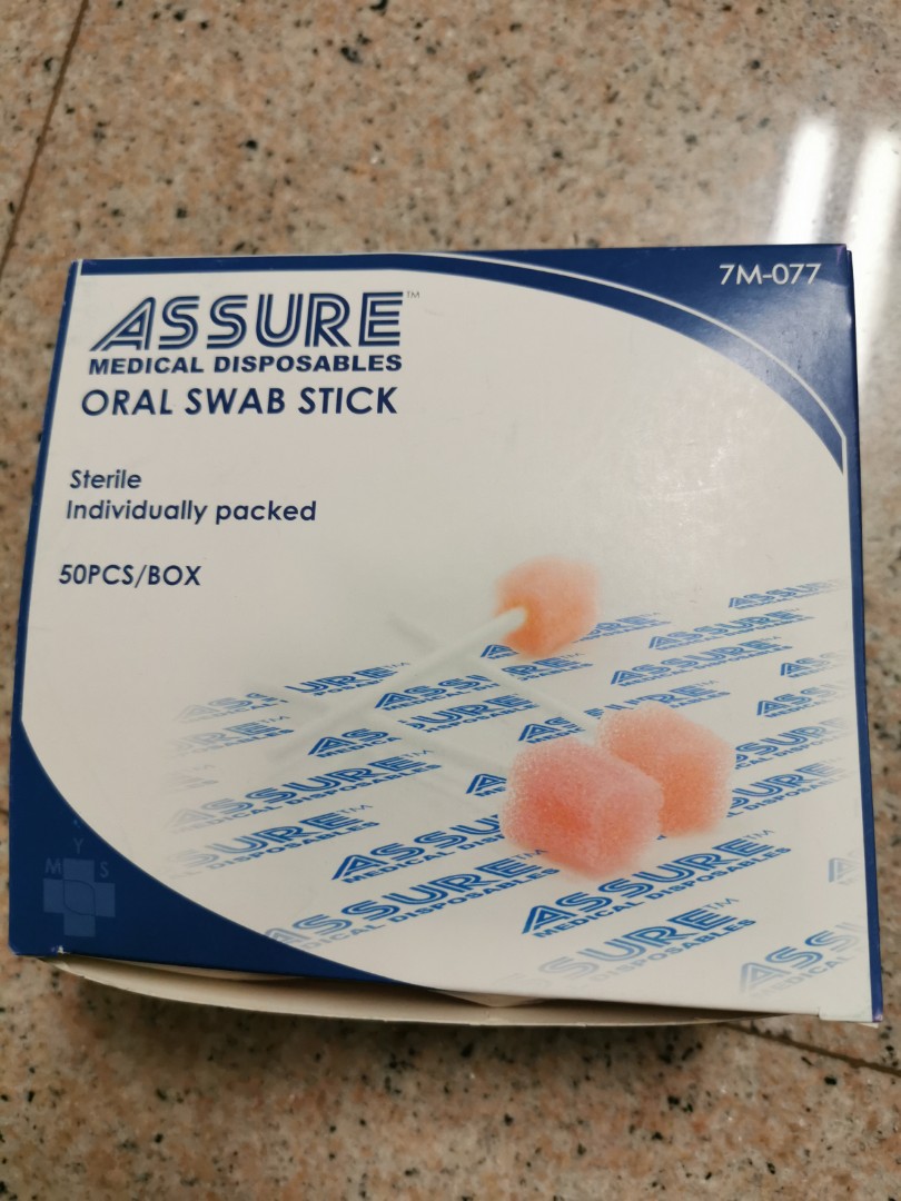 Oral swab stick, Health & Nutrition, Medical Supplies & Tools on Carousell