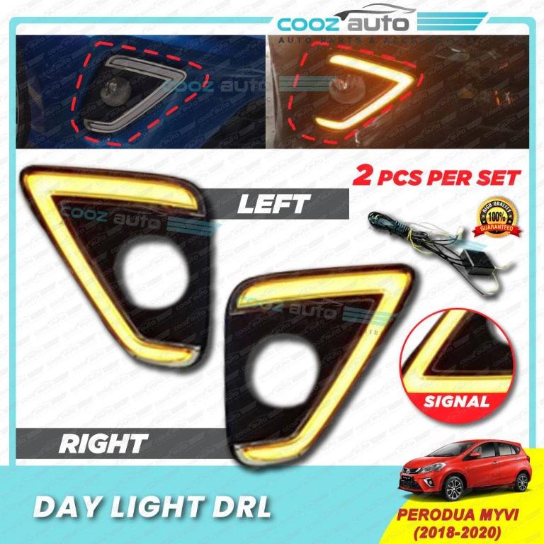 PERODUA MYVI 2017 2021 Daylight Daytime DRL w Signal w Fog Lamp