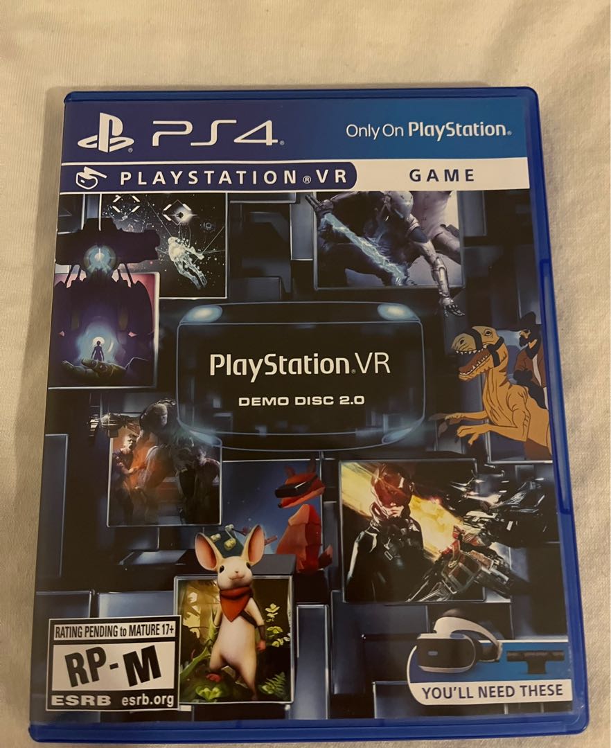 Playstation VR PS4 Demo Disc 2.0 Playstation 4 PS 4, Video Gaming