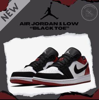 [PRE-ORDER] Air Jordan 1 Low “Black Toe”
