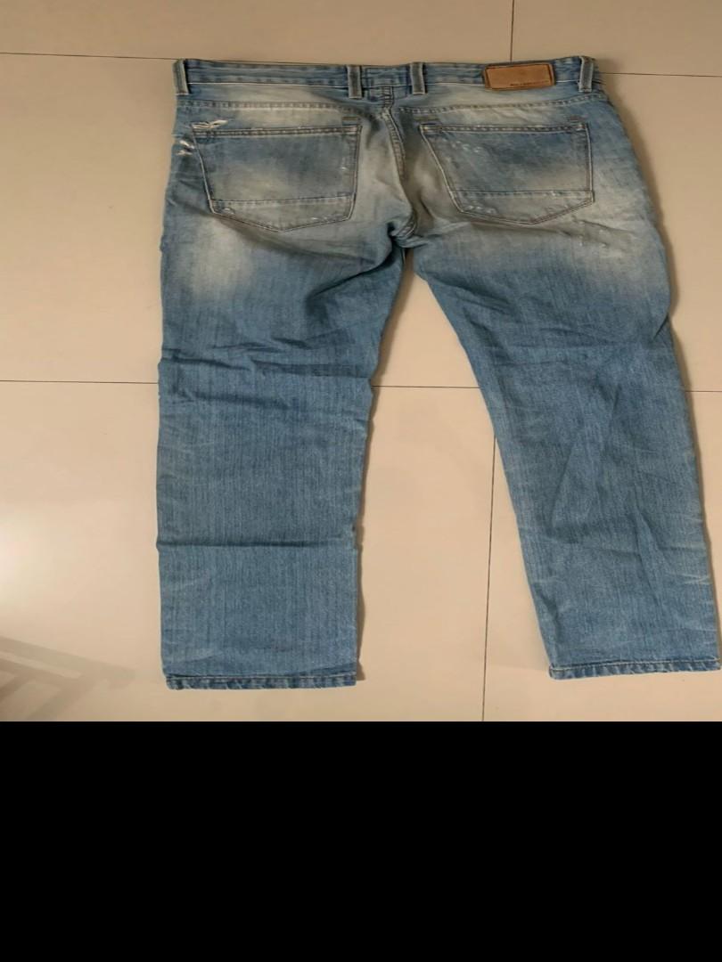 Pull \u0026 Bear Jeans, Fesyen Pria, Pakaian 