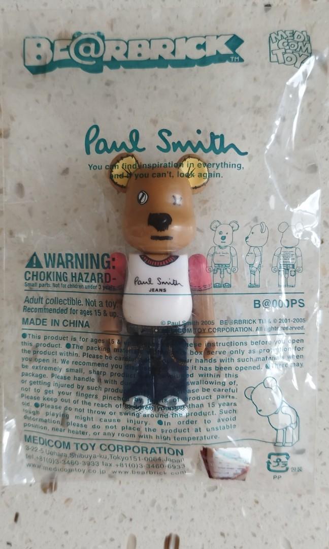 【海外輸入】 Paul Smith BE@RBRICK 100%(ベアブリック・ポールスミス キューブリック、ベアブリック