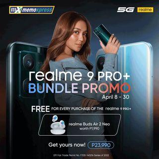 Realme 9 Pro+ 5G 8GB RAM – 256GB ROM

WITH FREE BUDS AIR 2 NEO