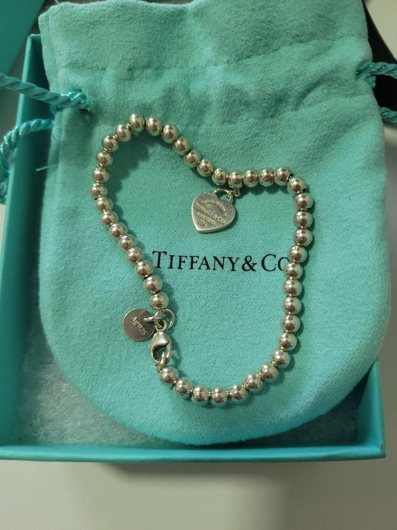 Return to Tiffany heart bead bracelet, Women's Fashion, Jewelry ...