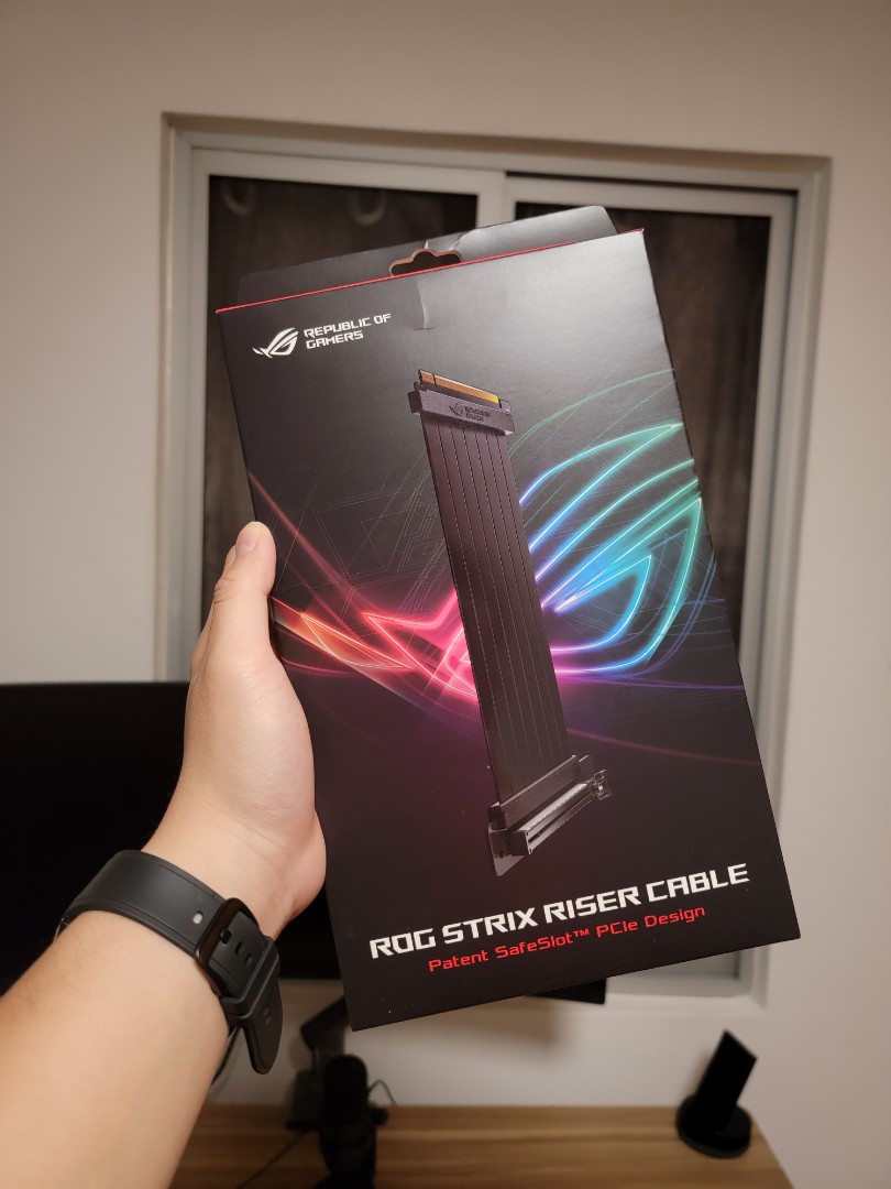 ROG Strix Riser Cable, 電腦&科技, 電腦周邊及配件, 電腦周邊產品 - Carousell