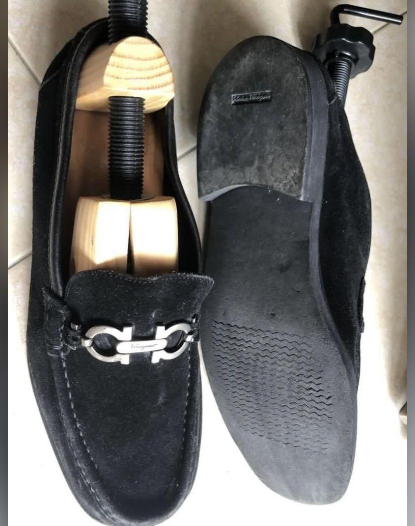 Salvatore ferragamo suede shoes store