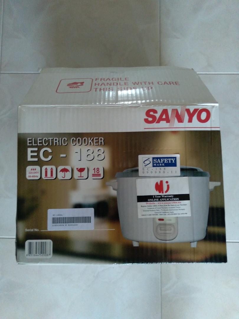 SANYO EC-188, TV & Home Appliances, Kitchen Appliances, Cookers on ...