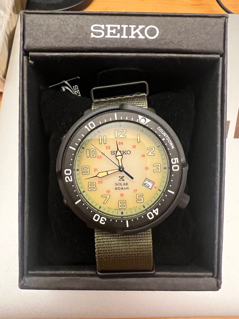 Seiko Prospex Solar watch SBDJ029, 名牌, 手錶- Carousell