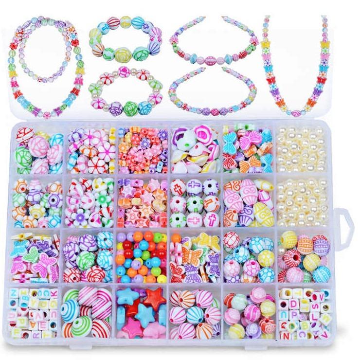 Girls beads set best sale