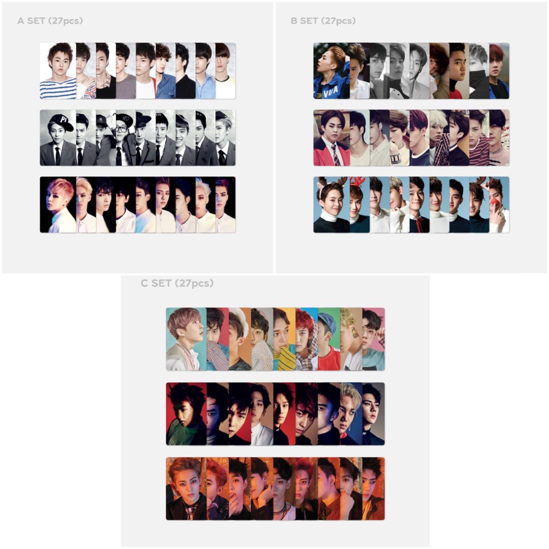 K-POP・アジア EXO 10TH ANNIVERSARY REPACKAGEPHOTOCARD SHARING] EXO 10th Anniversary Repackage Photocard Member Set