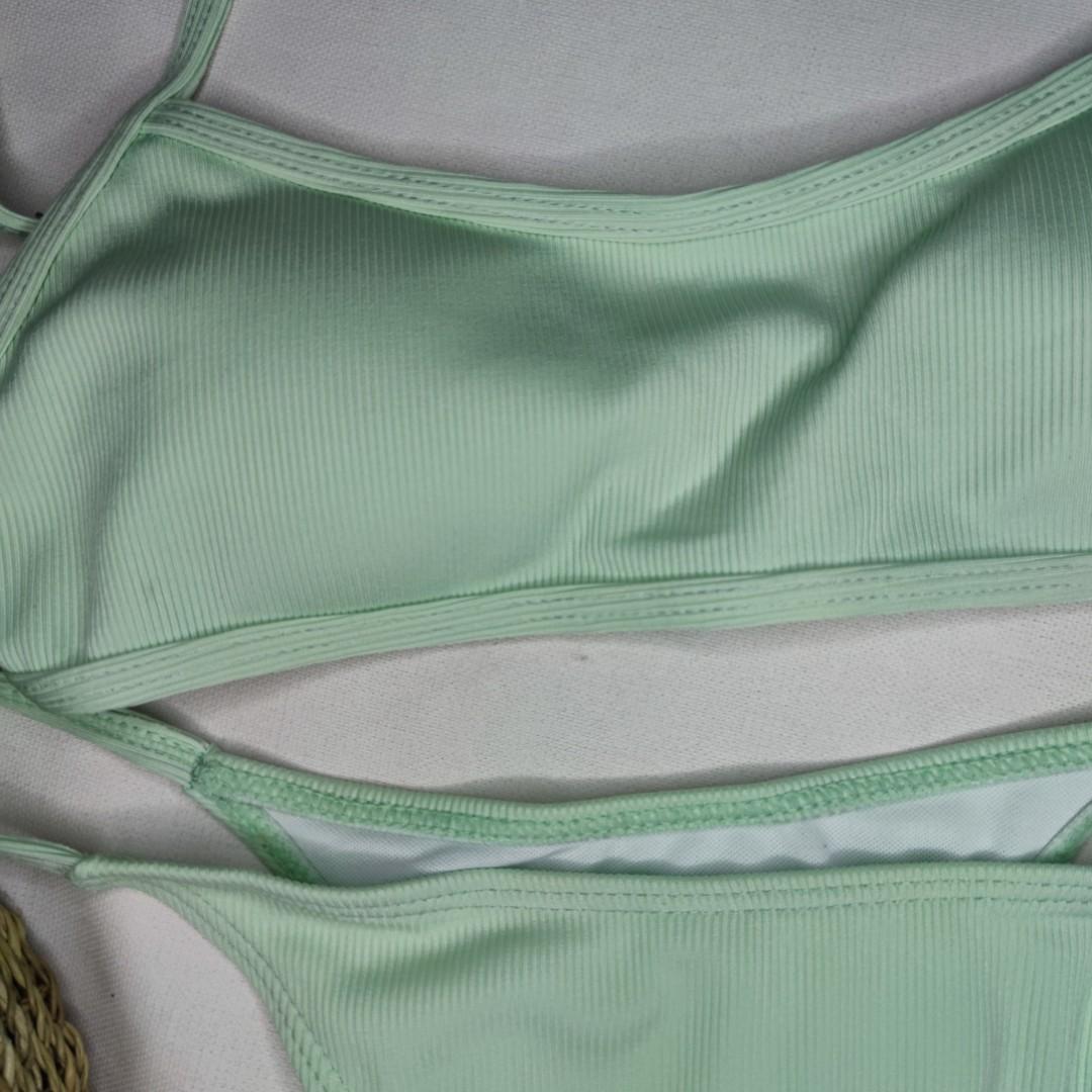 SHEIN pastel green bikini, Women's Fashion, Swimwear, Bikinis