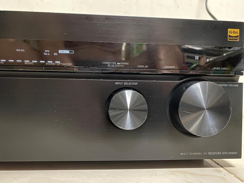 SONY STR DN850 收音劇院 7.2 環繞擴大機 4K HDMI 藍芽/WIFI 擴大機 有遙控器, 耳機及錄音音訊設備
