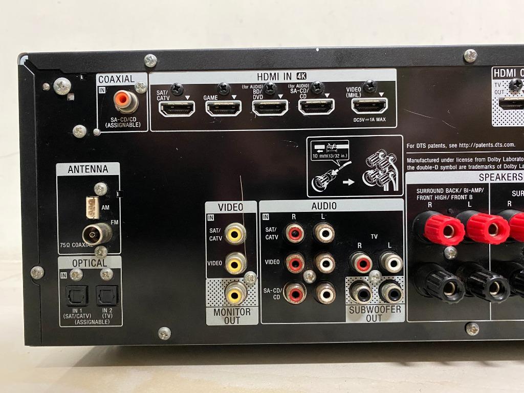 SONY STR DN850 收音劇院 7.2 環繞擴大機 4K HDMI 藍芽/WIFI 擴大機 有遙控器, 耳機及錄音音訊設備