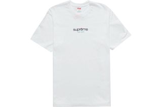 Supreme Classic Logo Tee-White- XL, Men 