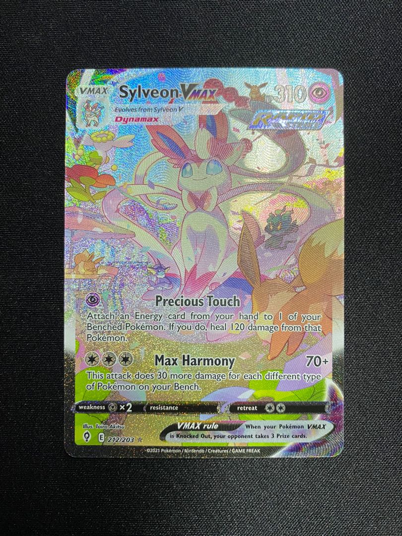 Sylveon VMAX Alternate Full Art - Pokemon Evolving Skies, Hobbies & Toys,  Toys & Games on Carousell