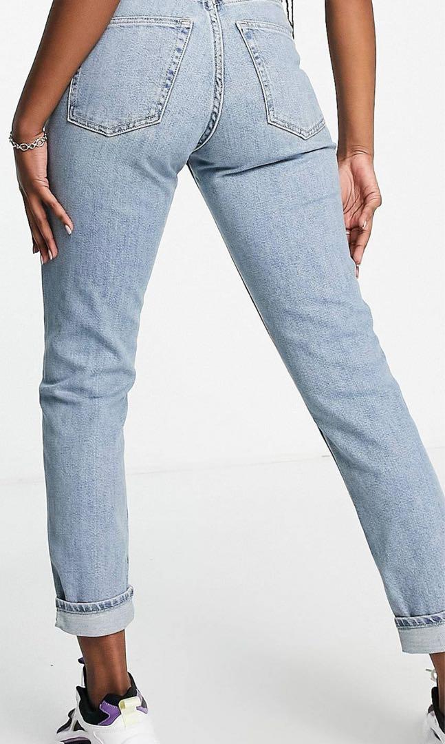 topshop premium mom jeans