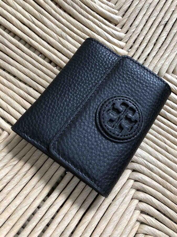 Tory Burch McGraw Small Marion Mini wallet black Women s Fashion