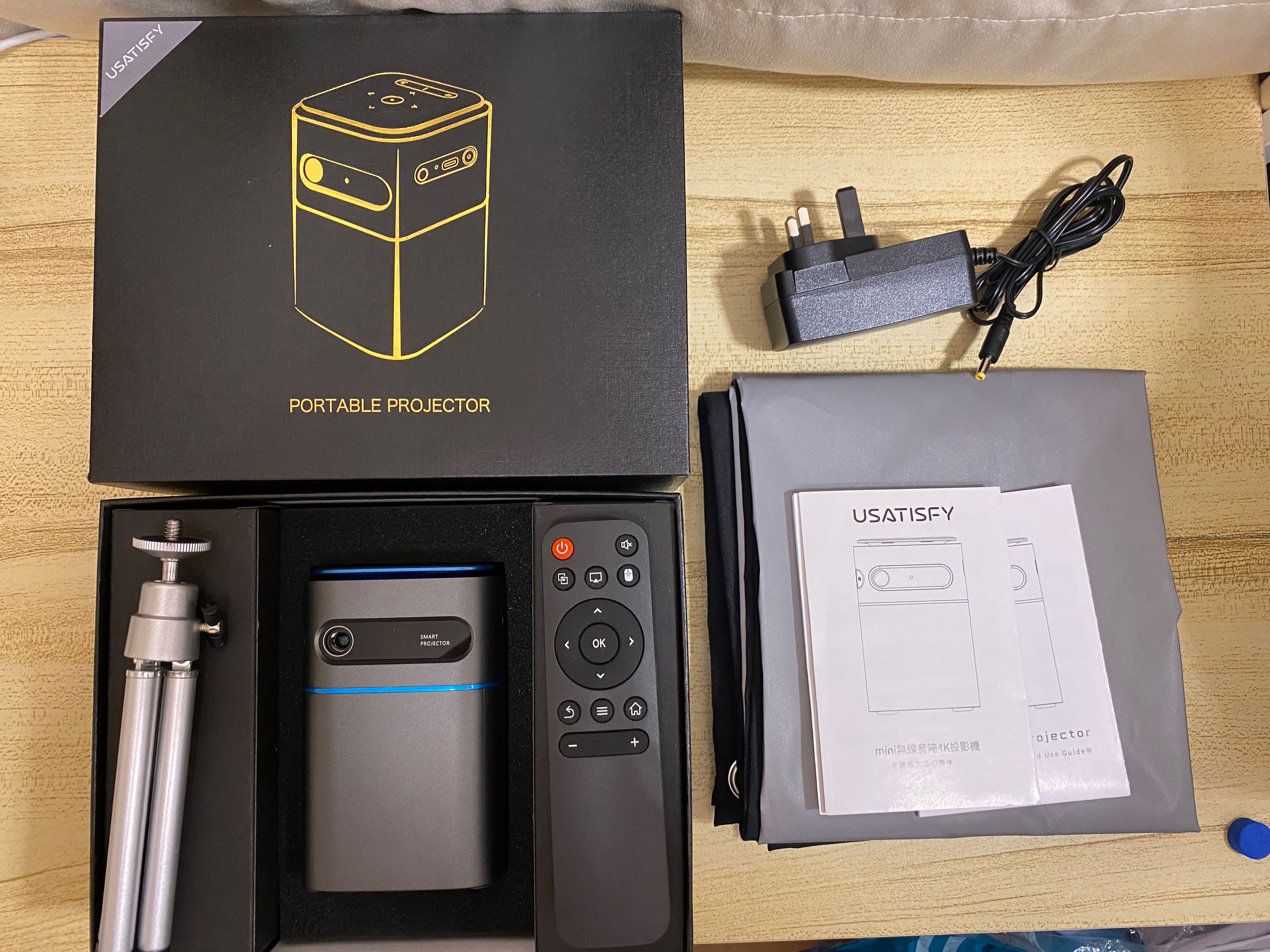 Usatisfy Mini 4k-Projector內置speaker 