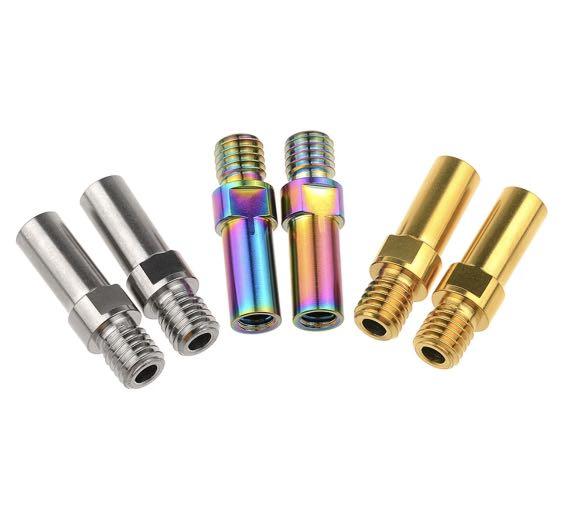 Yaruijia Titanium Alloy Bolt V Brake Bosses Post Ultralight M10 Pitch 1 25mm Mtb Bmx Bike Service Parts M10x1 25mm Rainbow