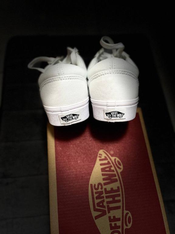 White vans off clearance the wall