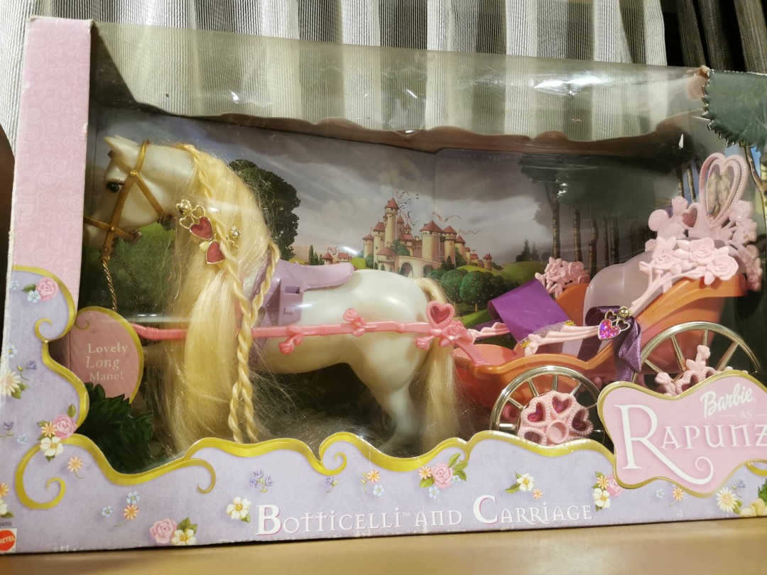 Vintage barbie store horse and carriage