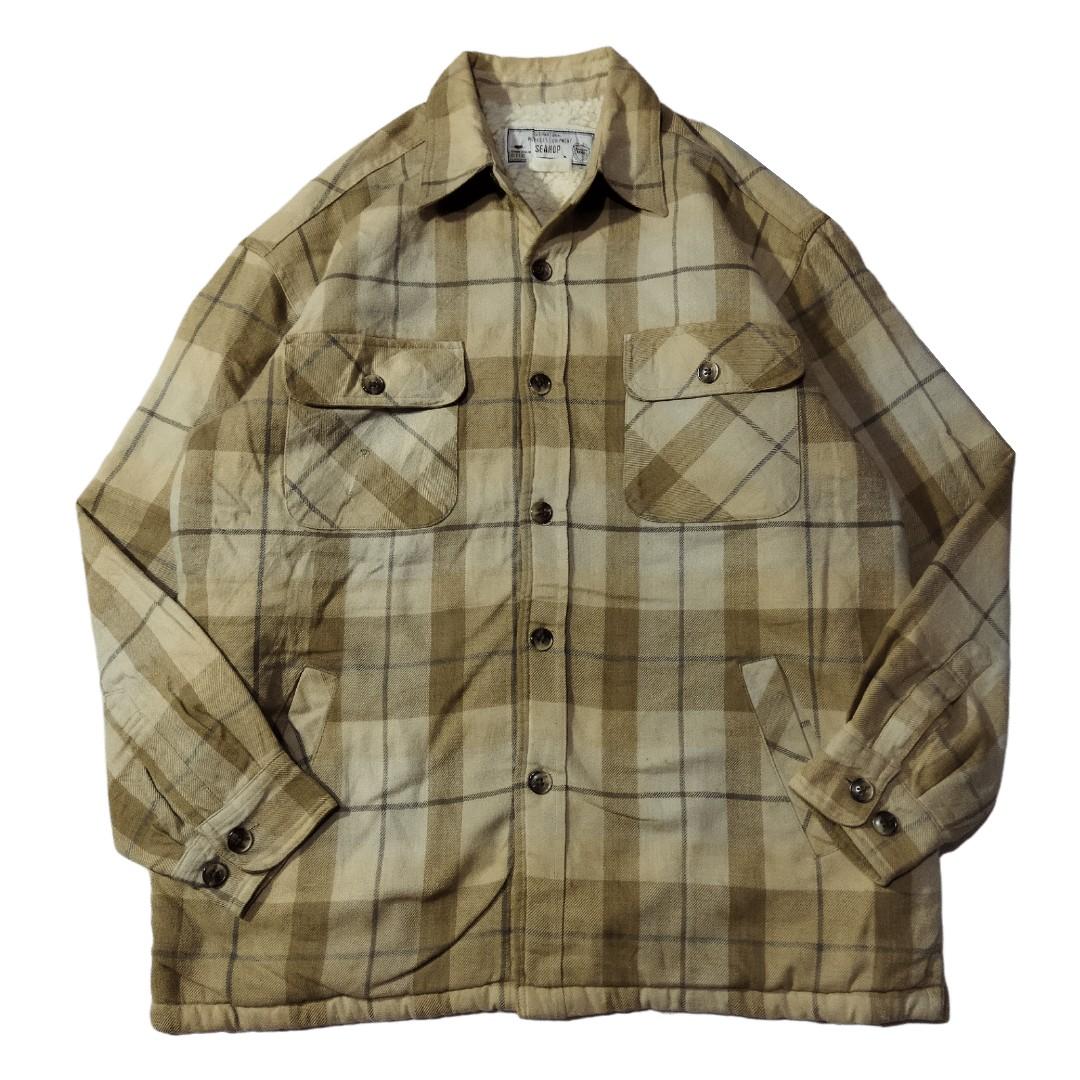 Vintage Flannel Chore Jacket SEAHOP 