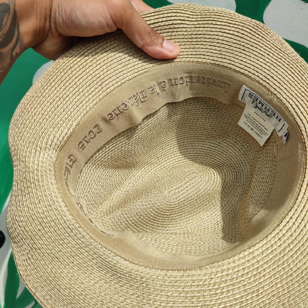 VINTAGE HERMES FEDORA HAT, Fesyen Pria 