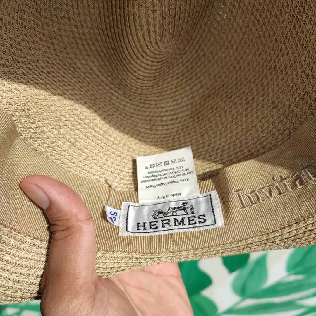 VINTAGE HERMES FEDORA HAT, Fesyen Pria 