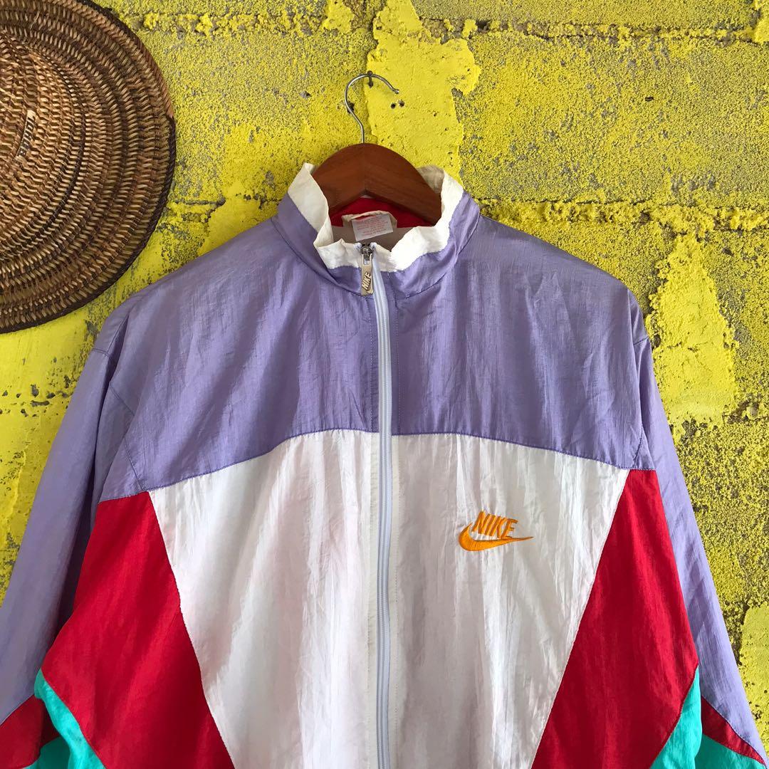Vintage nike colorblock windbreaker hotsell