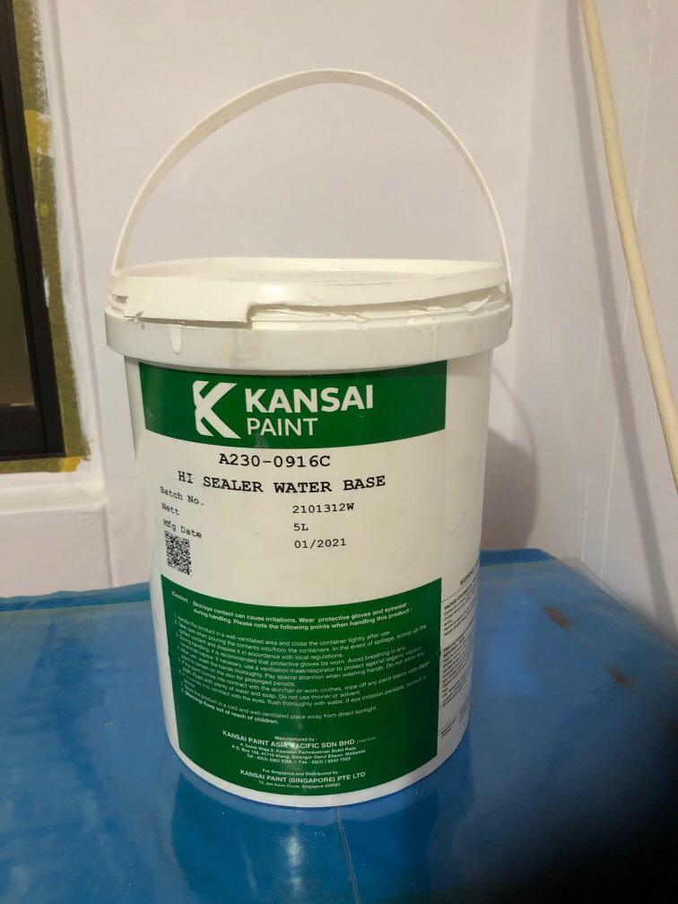 Water based paint sealer white, Furniture & Home Living, Home