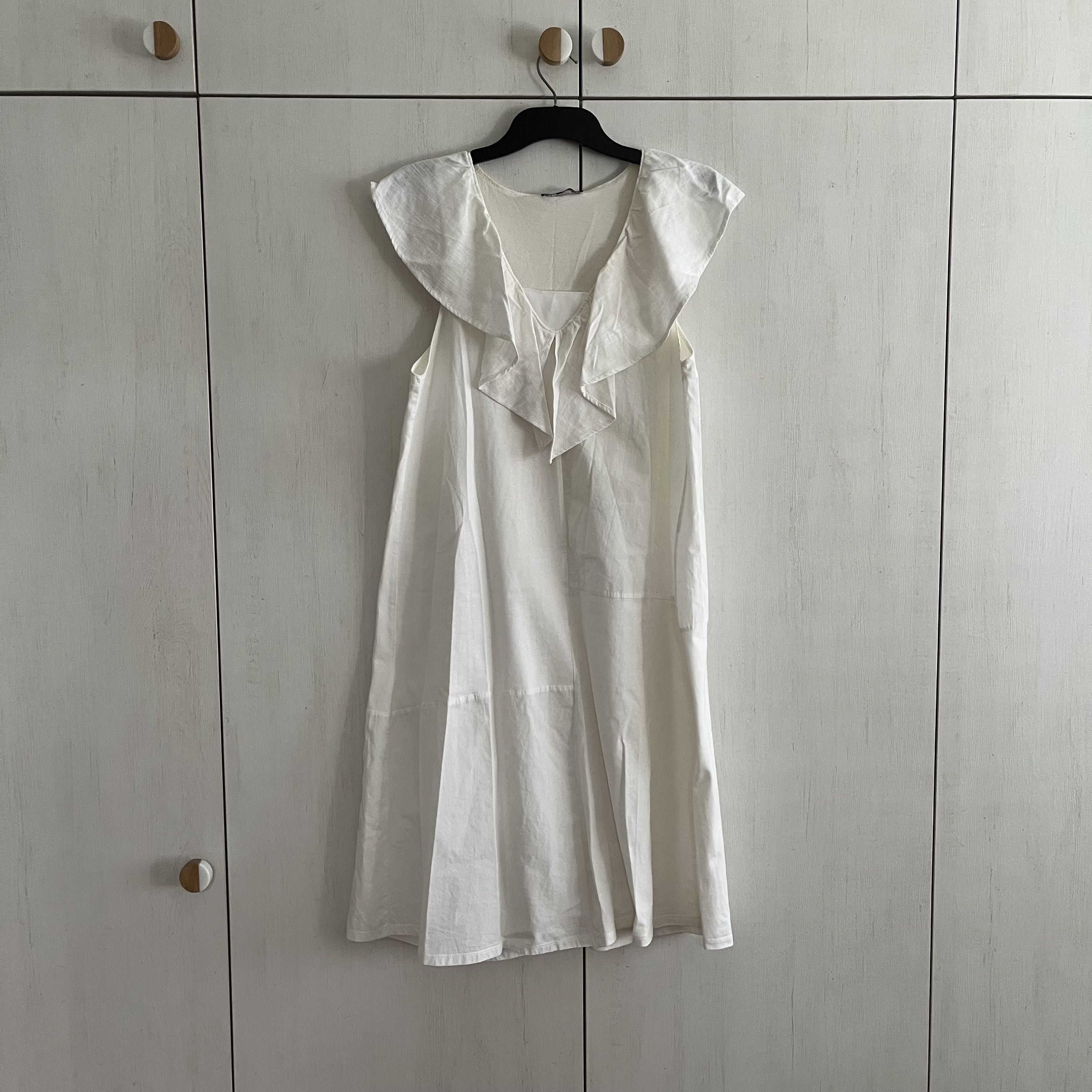 ZARA White dress, Women's Fashion, Dresses & Sets, Dresses on Carousell