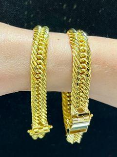 18k gold men's bracelet