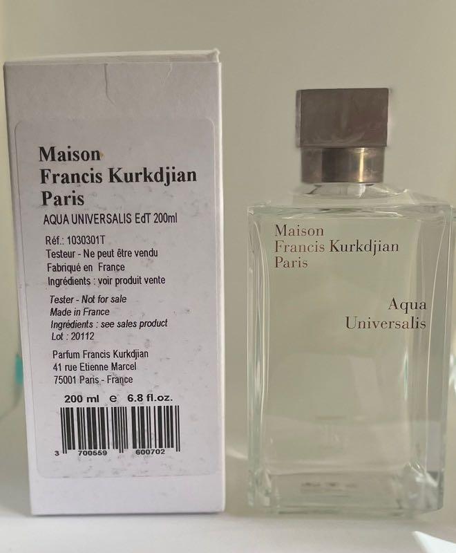 200ml Maison Francis Kurkdjian Paris Aqua Universalis EDT MFK
