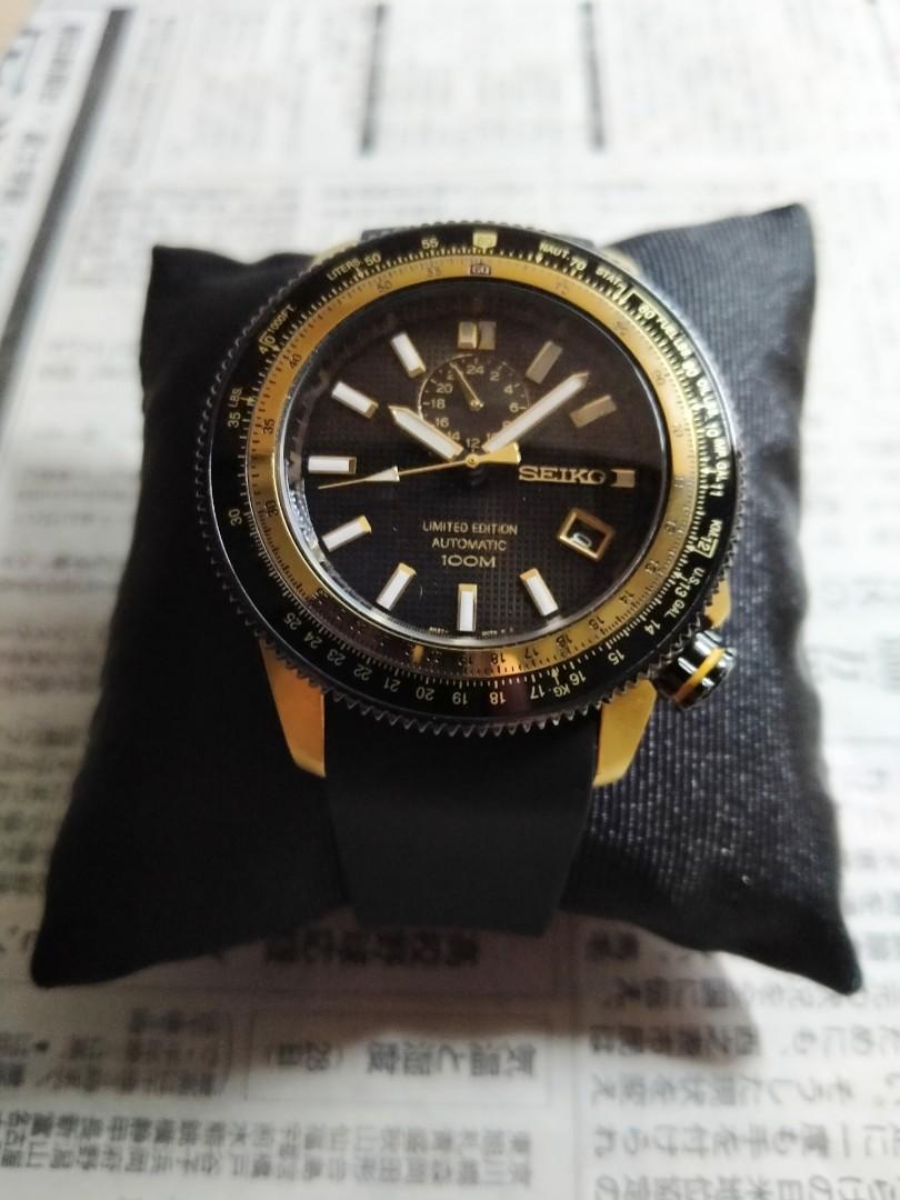 2016 Seiko Aviation Slide Rule Limited Edition 精工飞行员限量款 4R37-00B0 SSA192K1  (New Strap), Luxury, Watches on Carousell