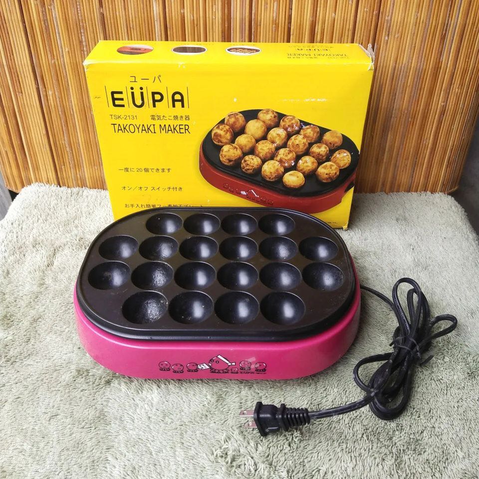 20 Holes Electric Takoyaki Cooker, Furniture & Home Living, Kitchenware