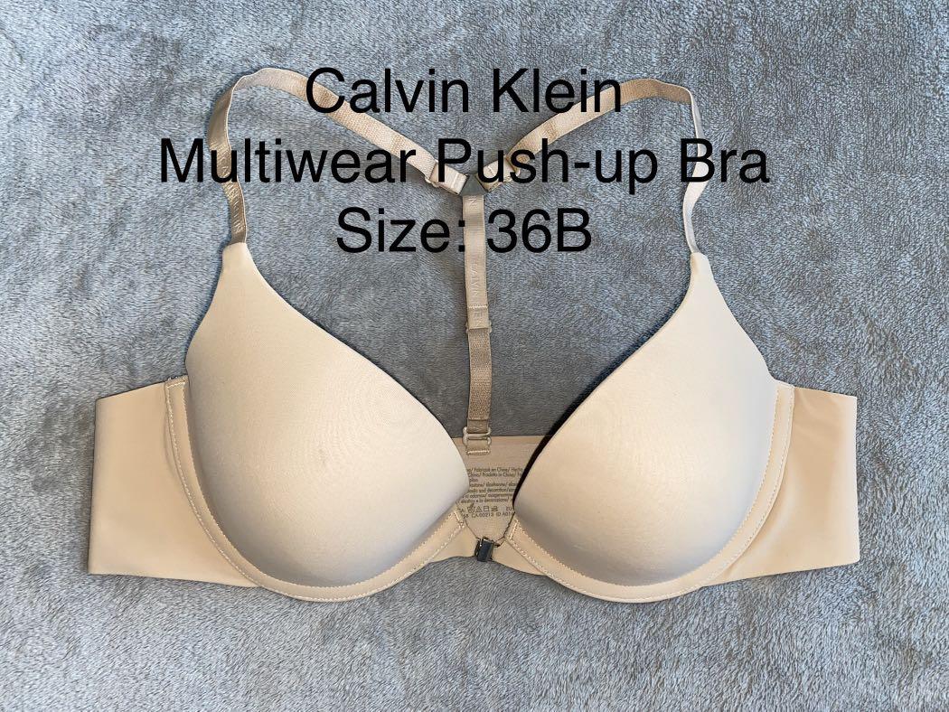 36B Calvin Klein Perfectly Fit Multiway Front Closure Push-up Bra, Women's  Fashion, Undergarments & Loungewear on Carousell
