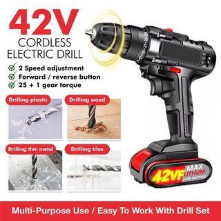 Electric Drill Max Torque 60N.m 21+1 Torque Setting 27pcs Accessories Compact Case 1 Hr Fast Charger Power Drill 20V Cordless Drill Set with 2*2.0Ah Lithium-Ion Battery Magnetic Flexible Shaft Electric Drill Max Torque 60N.m 21+1 Torque Setting 27pcs Accessories Compact Case 1 Hr Fast Charger Power Drill 20V Cordless Drill Set with 2*2.0Ah Lithium-Ion Battery Magnetic Flexible Shaft
