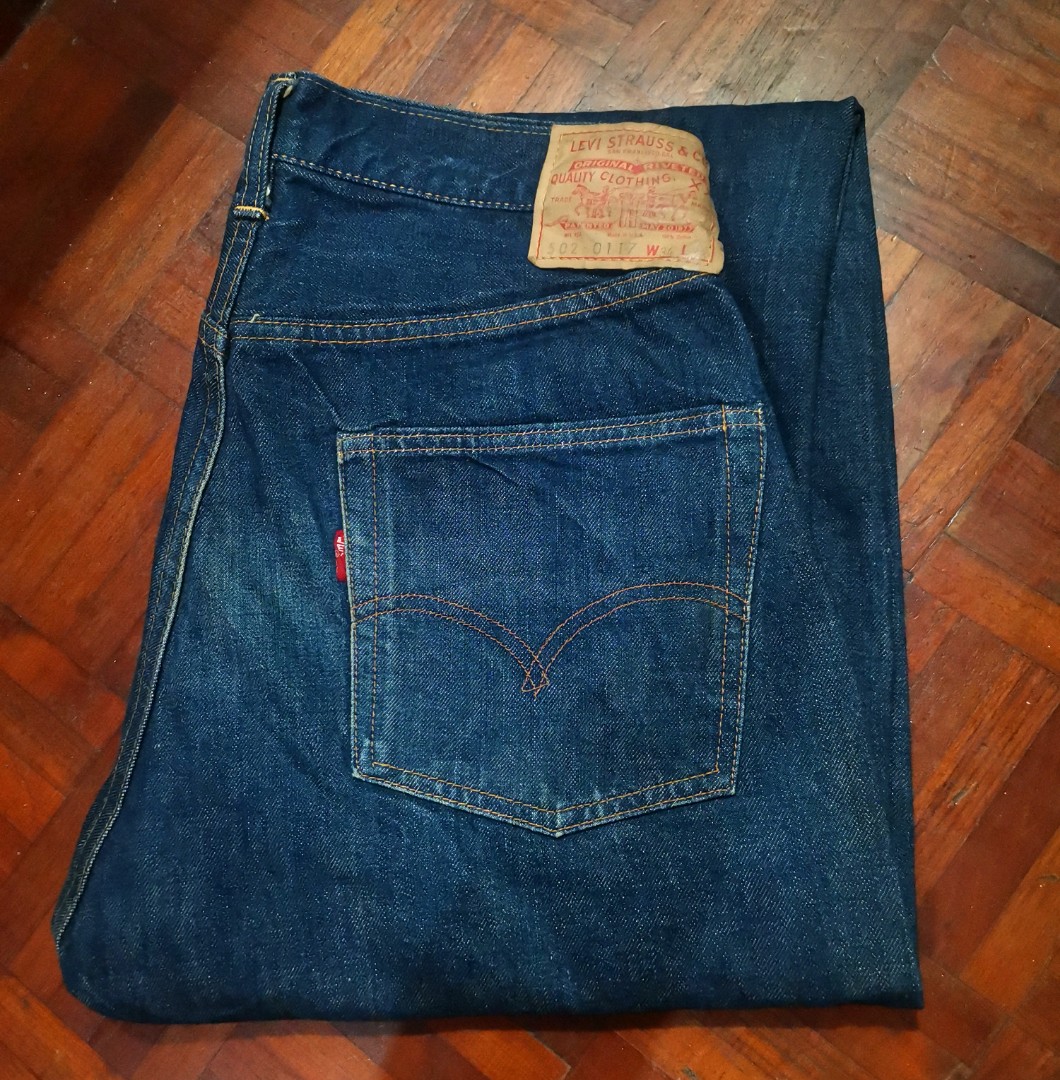 60s Levis Big E 502, Men's Fashion, Bottoms, Jeans on Carousell